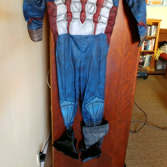 Rubies Boys Marvel Captain America Costume - Picture 3 of 6